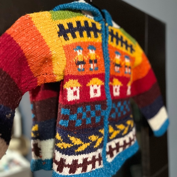 Handmade knit sweater for toddler - Picture 3 of 10